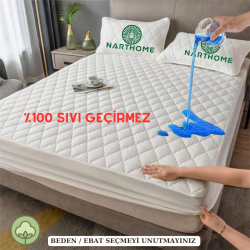 Kapitone Fitted %100  Su Sıvı Geçirmez  Pamuk  Alez Yatak Koruyucu  Kapitoneli  Yatak Alezi 9 ebat--140 x 200