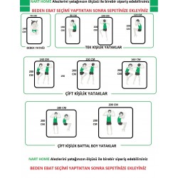 Kapitone Fitted %100  Su Sıvı Geçirmez  Pamuk  Alez Yatak Koruyucu  Kapitoneli  Yatak Alezi 9 ebat--150 x 200